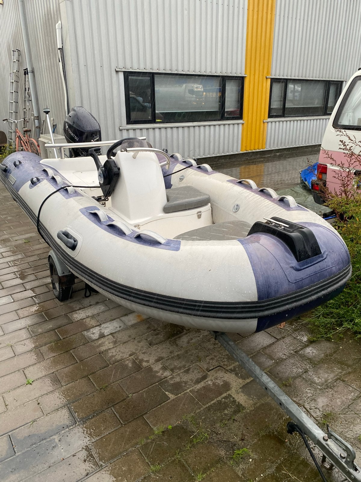 XC-Pro 360 Tohatsu 10pk rubberboot en trailer