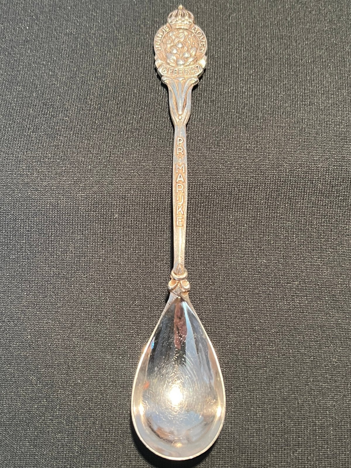 Geboorte lepeltje Prinses Marijke., Ophalen of Verzenden, Speld(je) of Lepel(tje)