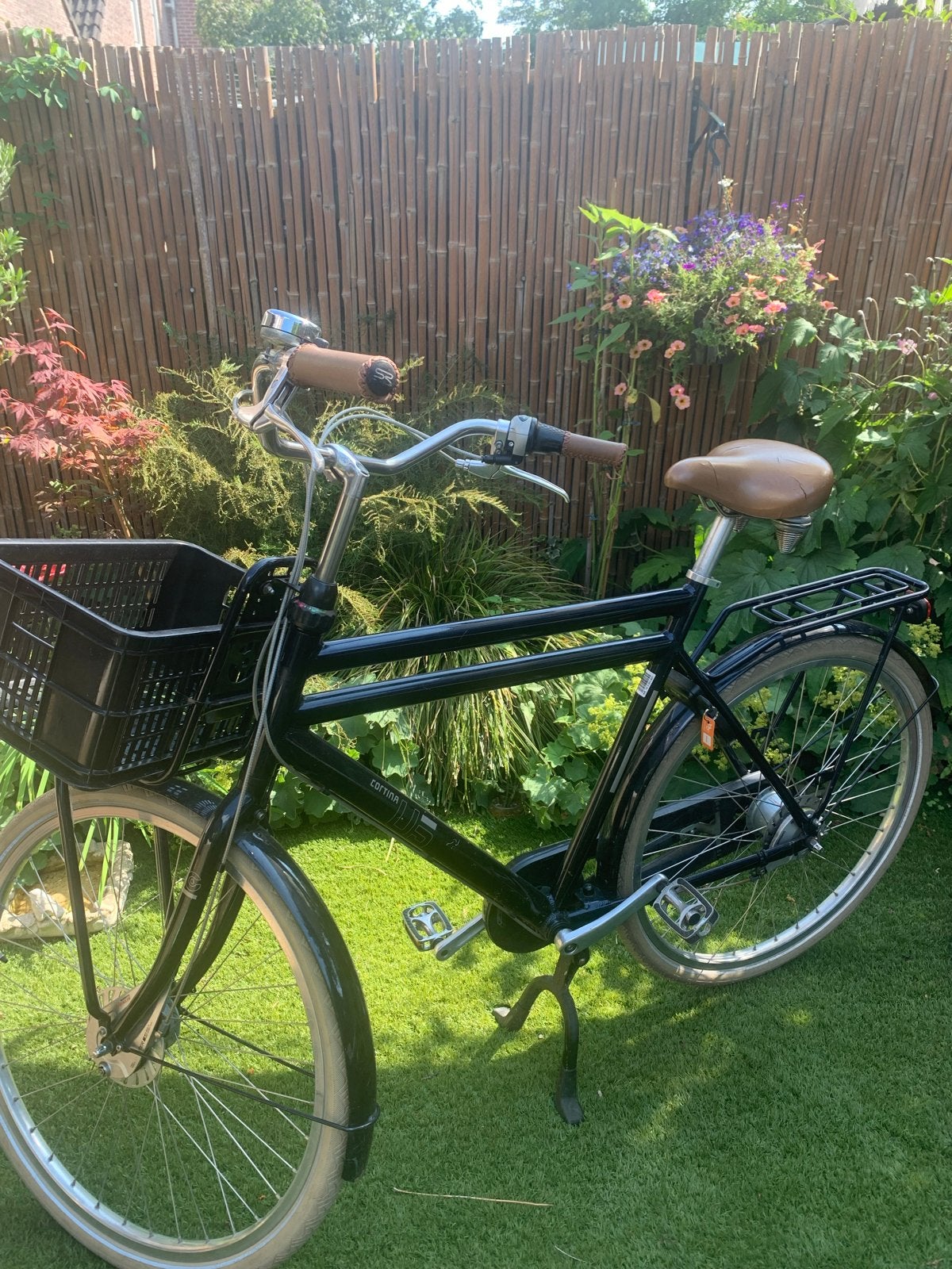Cortina U5 herenfiets frame hoogte 60 cm met kunststof mand, 57 tot 61 cm, Ophalen, Gebruikt, Overige merken