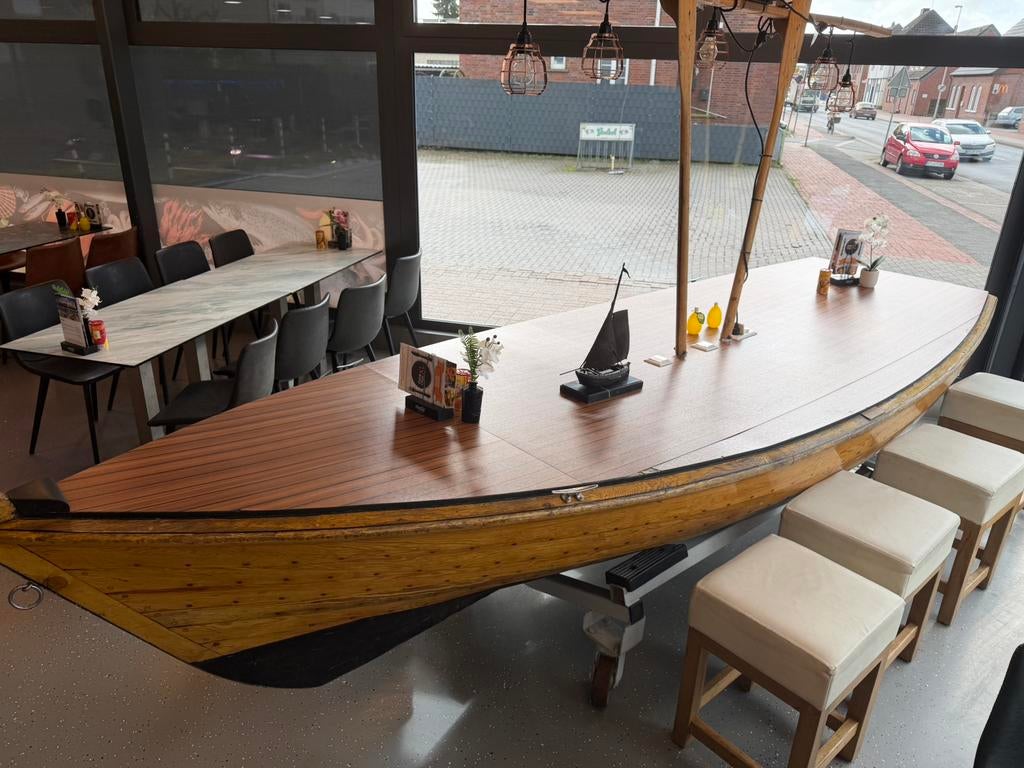 Boot als decoratie of eettafel, Ophalen of Verzenden, Meubilair