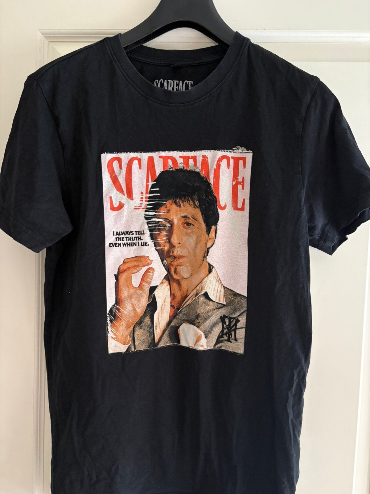 Mooi Scarface shirt korte mouw zwart, Ophalen of Verzenden, Zo goed als nieuw, Zwart