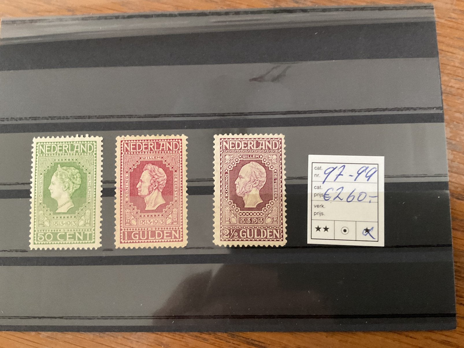 Nvph 97-99 ongebruikt., Postzegels en Munten, Ophalen of Verzenden
