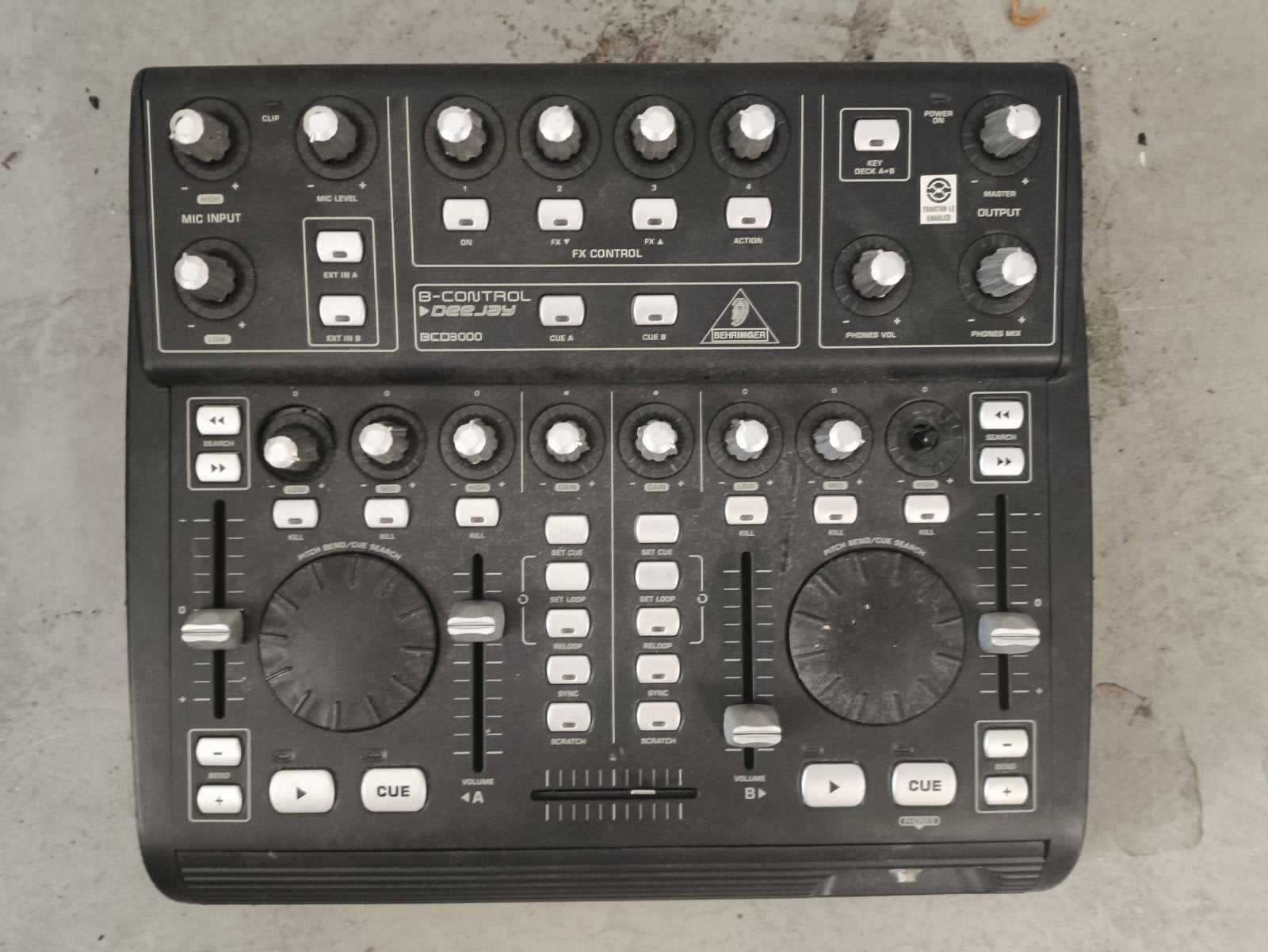 Technics SU-810 Versterker met Behringer BCD3000 DJControlle, Overige merken, Gebruikt, Ophalen of Verzenden, 60 tot 120 watt