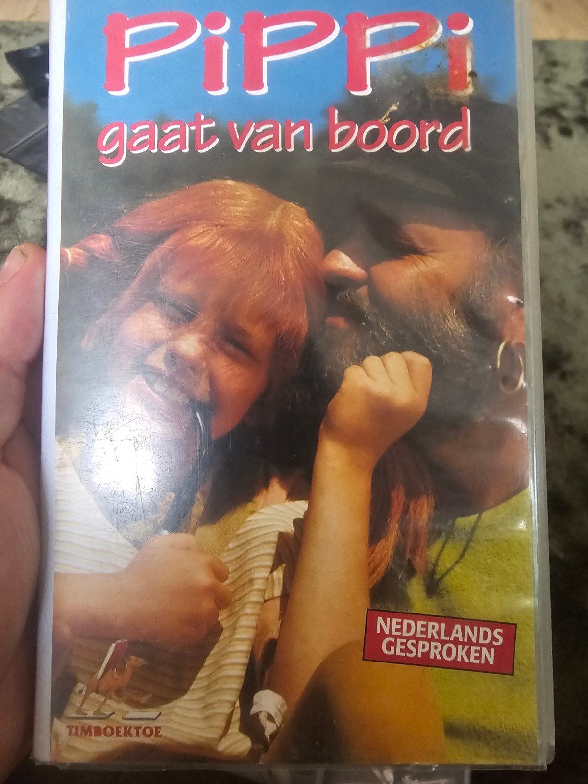 Pippi Langkous - Pippi gaat van boord (VHS), Gebruikt, Alle leeftijden, Kinderprogramma of -film, VHS