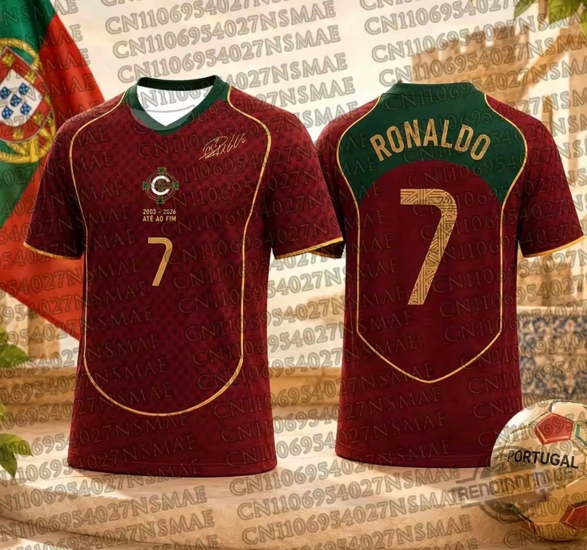 Uniek Ronaldo Voetbalshirt 2003 - Super Mooi Stuk, Overige maten, Ophalen of Verzenden, Zo goed als nieuw, Voetbal
