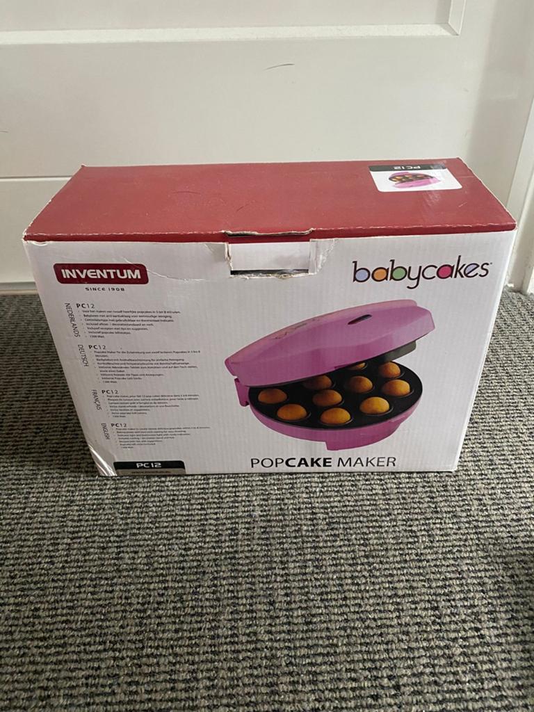 Babycakes Popcake Maker - Roze, Ophalen of Verzenden, Zo goed als nieuw, Cupcakes, Overige typen