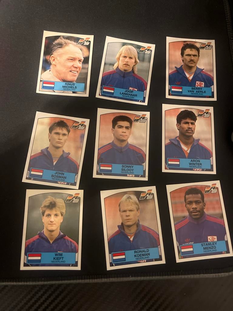 EK 1988 Nederland Stickers - panini euro 88, Ophalen of Verzenden, Gebruikt, Sport