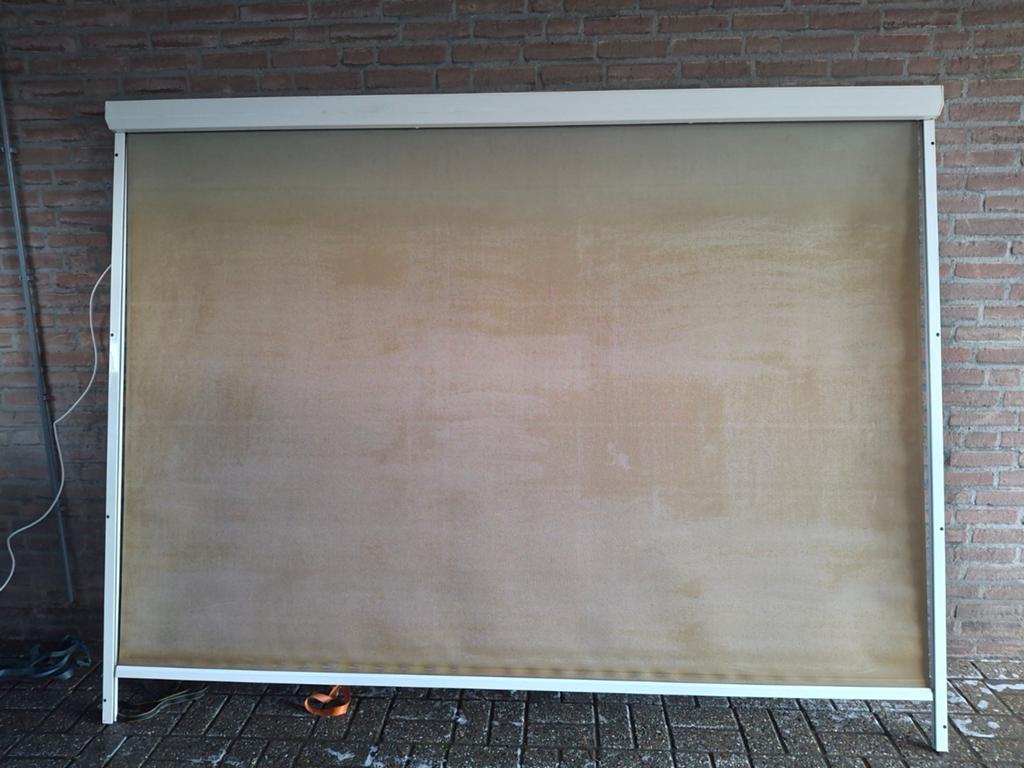 Elektrisch screen - Perfect voor zonwering, Ophalen, Gebruikt, Elektrisch, 150 tot 300 cm