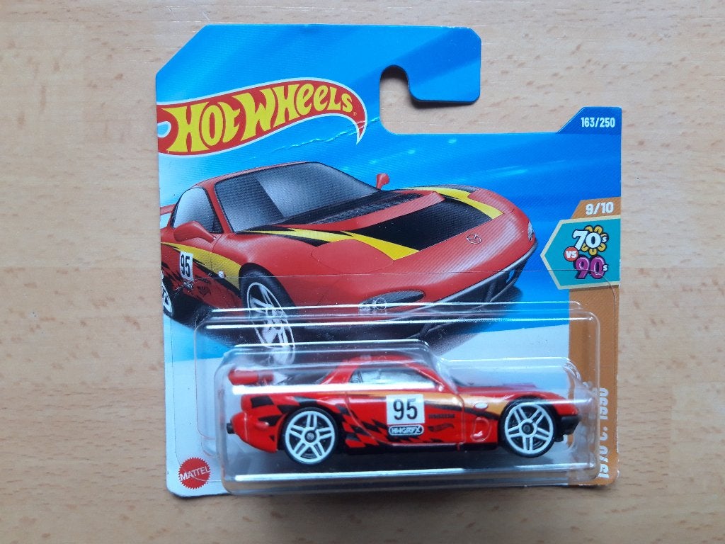 Hotwheels Mazda RX-7 Drift '95 rood € 2,75, Ophalen of Verzenden, Nieuw, Auto