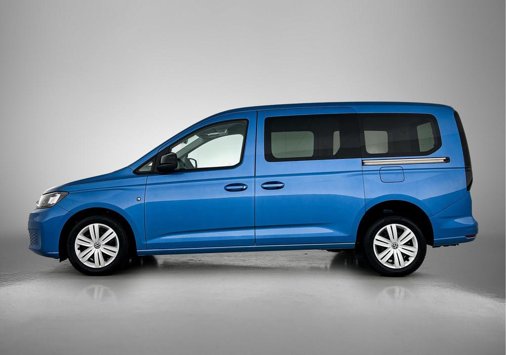 Volkswagen Caddy Maxi 1.5 TSI Life Direct leverbaar! Rolstoe, Auto's, Voorwielaandrijving, 12 maanden, Euro 6, Blauw