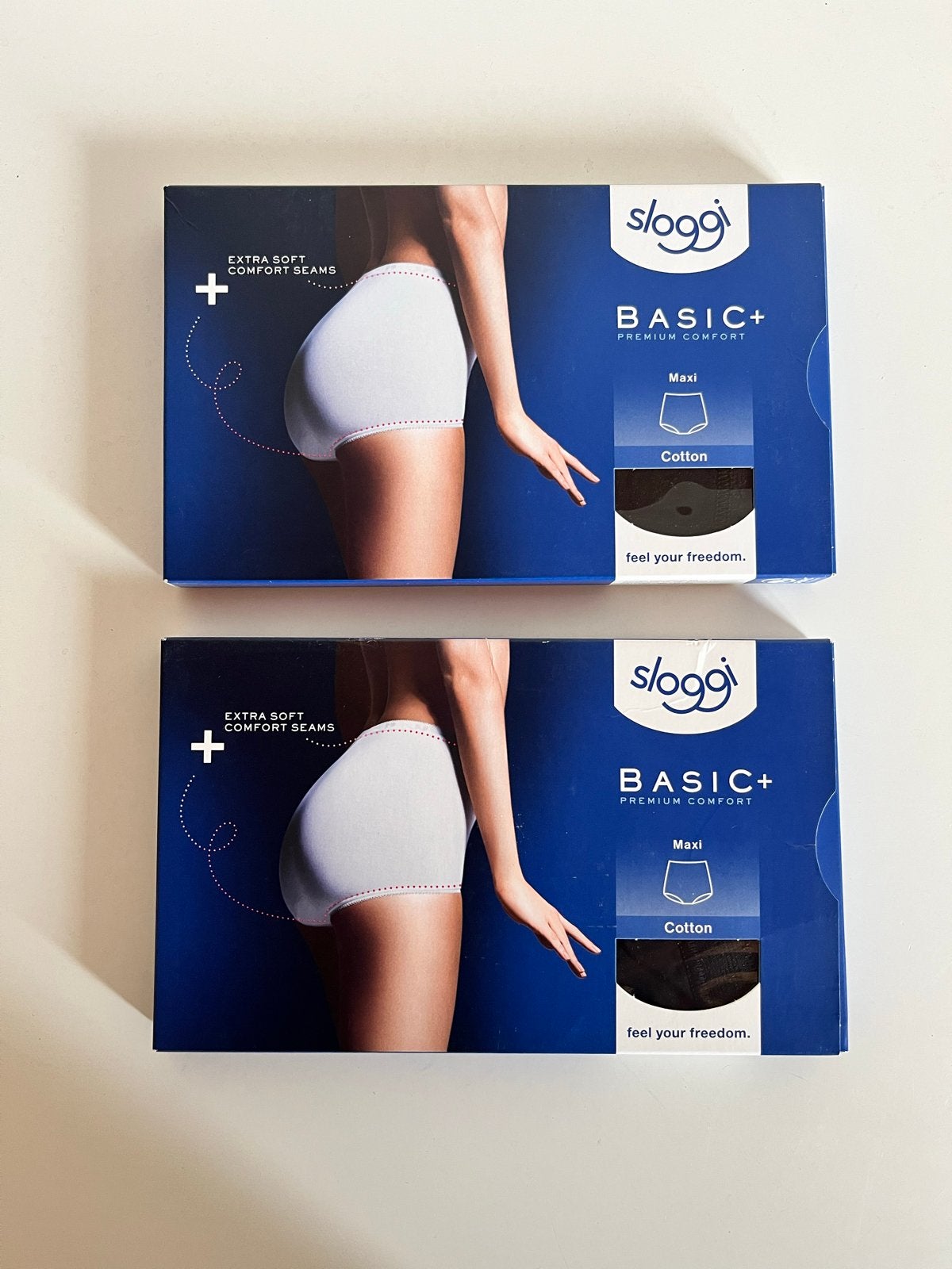 2 nieuwe Sloggi Basic Maxi slips zwart maat 40, Ophalen of Verzenden, Zwart, Slip