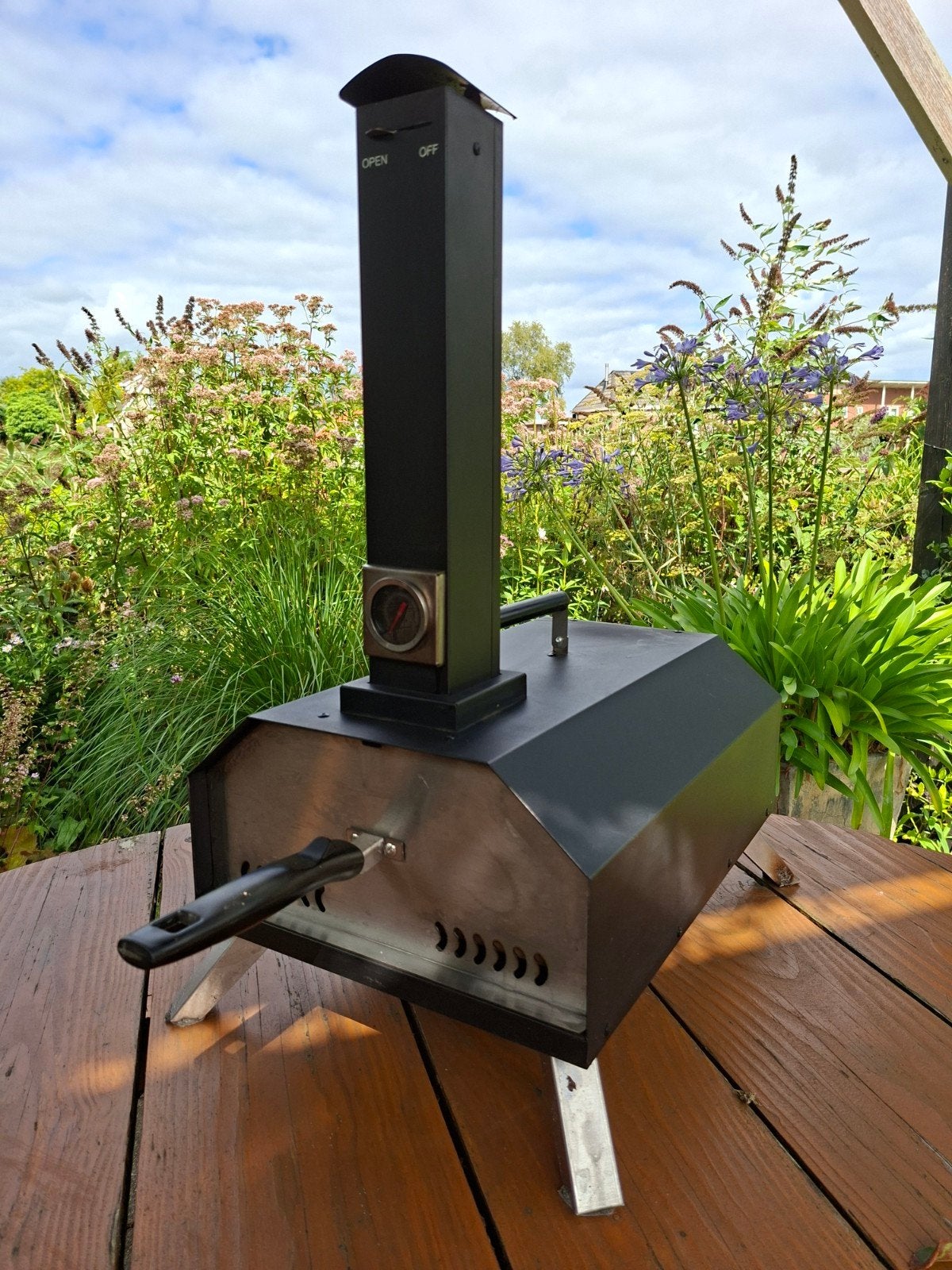 Pizzaoven voor buiten, houtgestookt, Tuin en Terras, Pizzaovens, Ophalen, Gebruikt, Onbekend