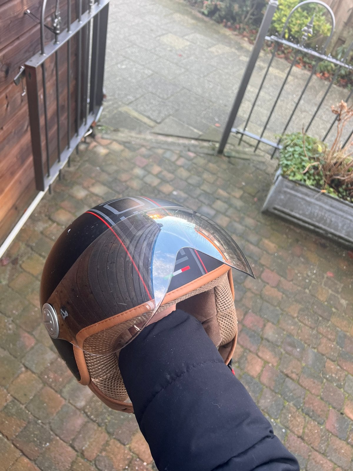 Beon helm maat XS, Fietsen en Brommers, Brommerhelmen, Ophalen, Zo goed als nieuw, Extra small of kleiner