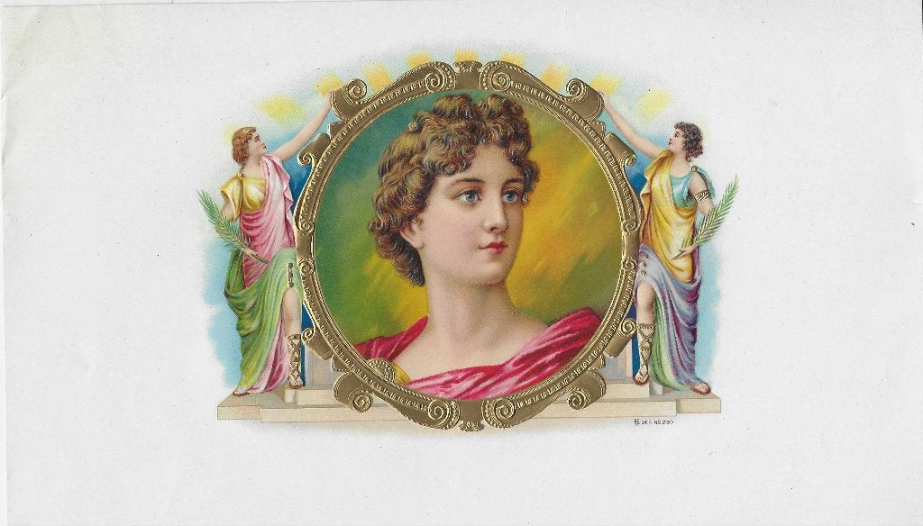 etiket   S =  518 a   sigarenbanden, Ophalen of Verzenden, Zo goed als nieuw, Sigarenbandjes