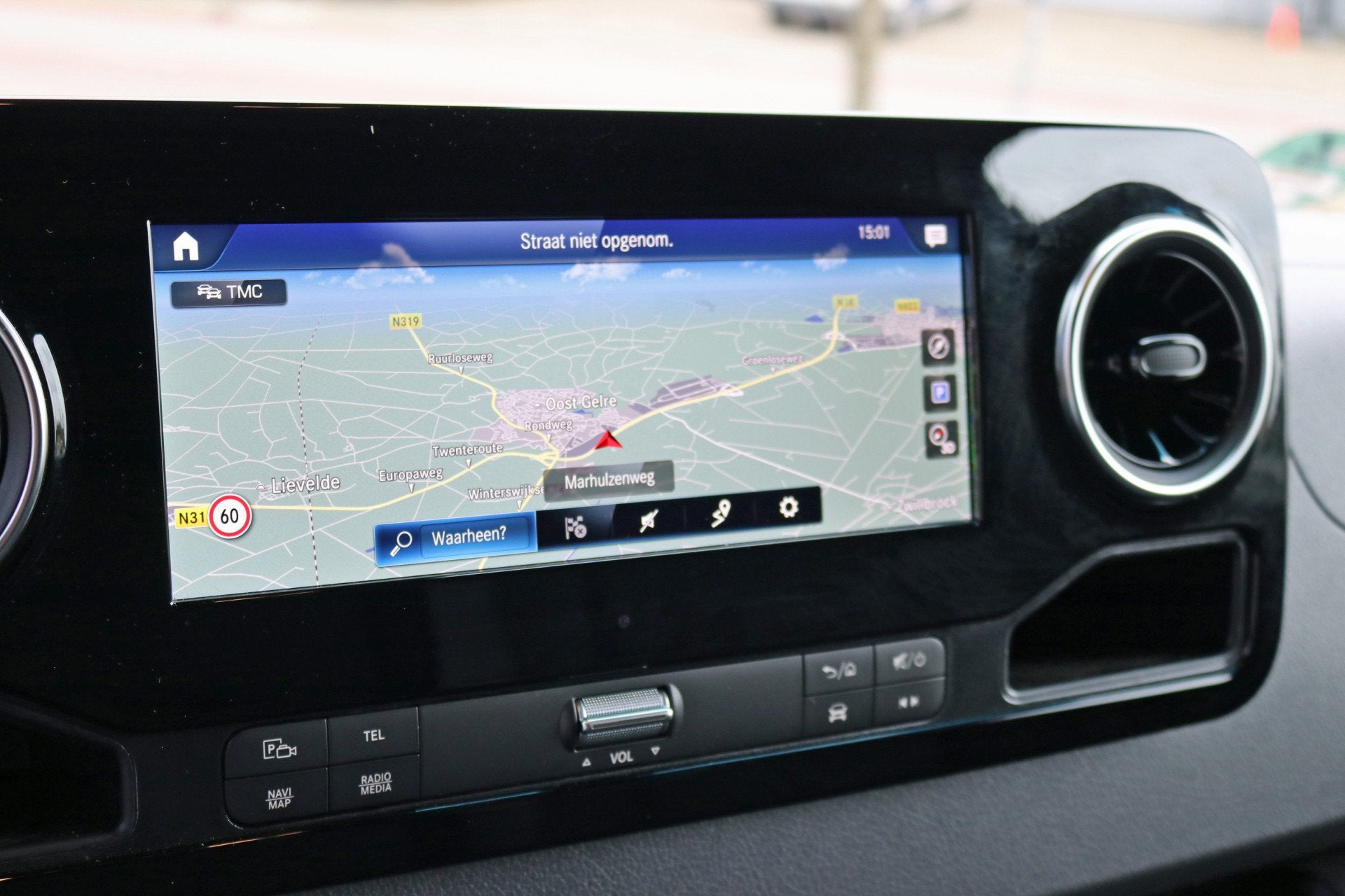Mercedes-Benz Sprinter 319 CDI L2H2 BPM vrij 360° ALARM KL3, Gebruikt, Zwart, Met garantie (alle), Bedrijf
