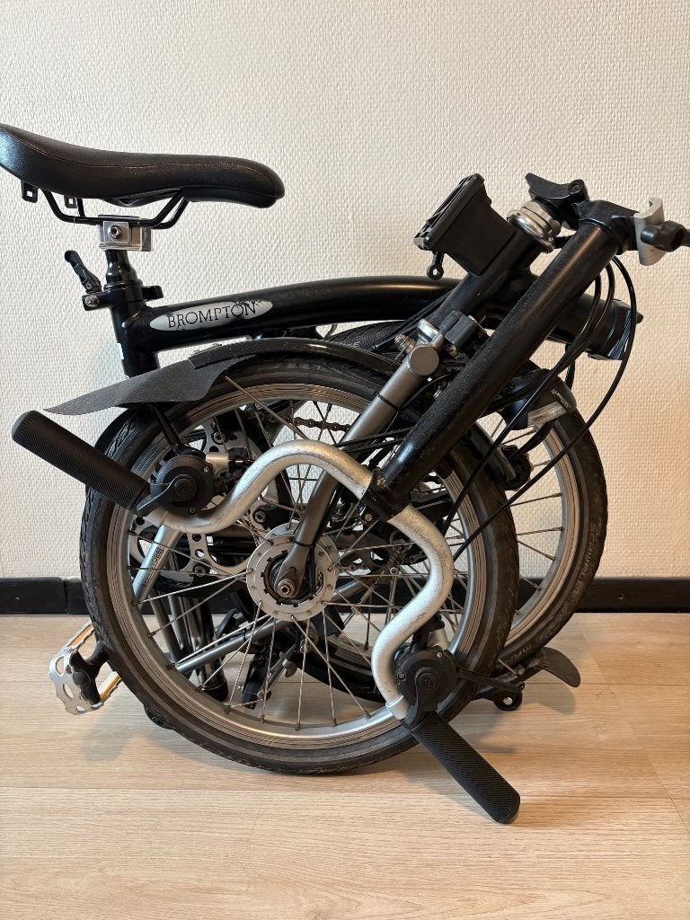 Brompton Titanium Vouwfiets, Fietsen en Brommers, Fietsen | Vouwfietsen, Ophalen, Gebruikt, Brompton, Velgrem