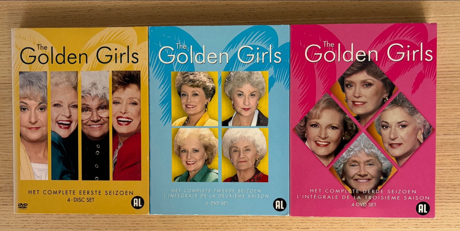 The Golden Girls - Seizoen 1, 2 & 3 DVD Boxset, Cd's en Dvd's, Engels, Seizoen 1, Alle leeftijden, Nederlands