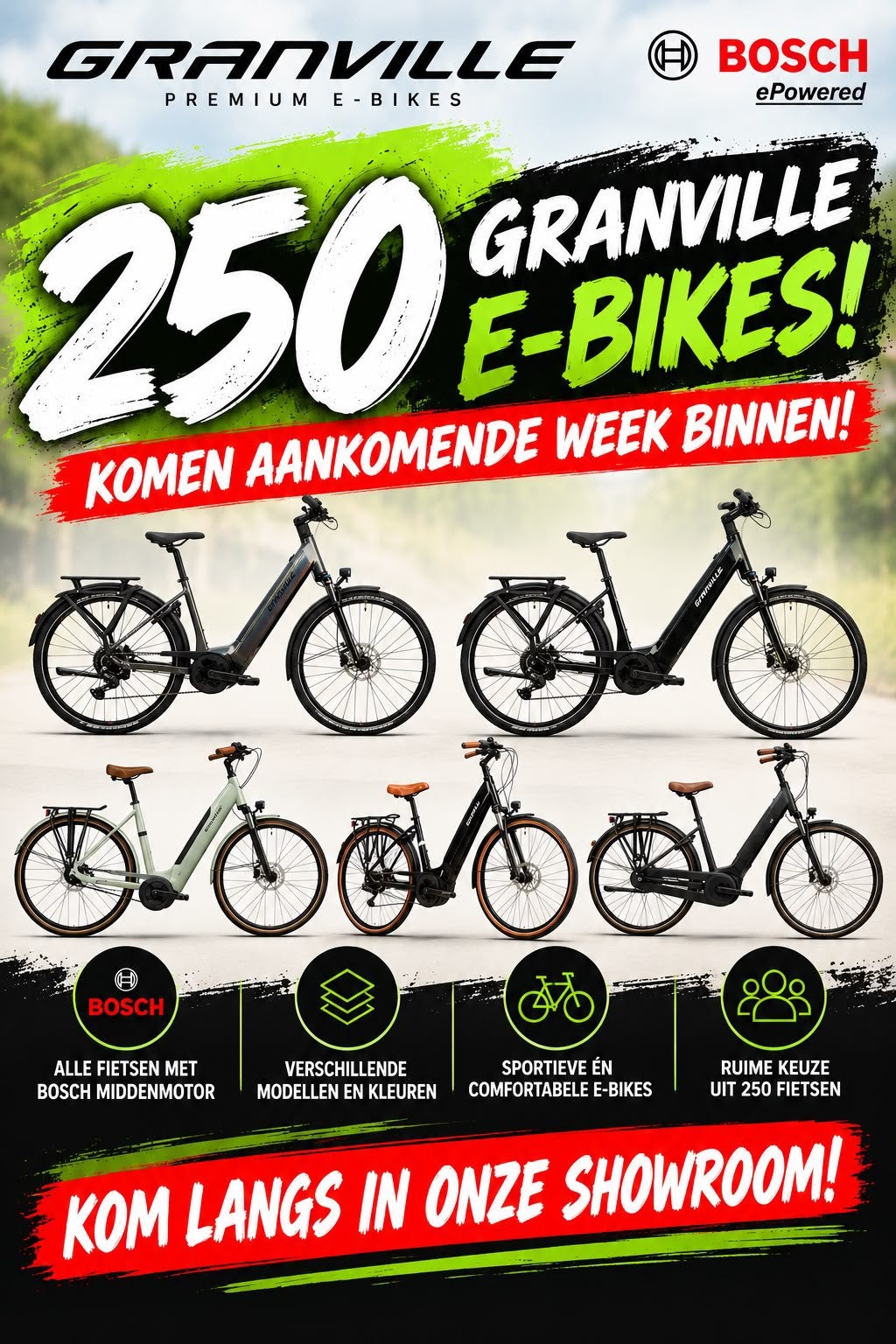 Wij kochten 250 Granville e-bikes nu tot €2000 korting, 51 tot 55 cm, Ophalen, Nieuw, Overige merken