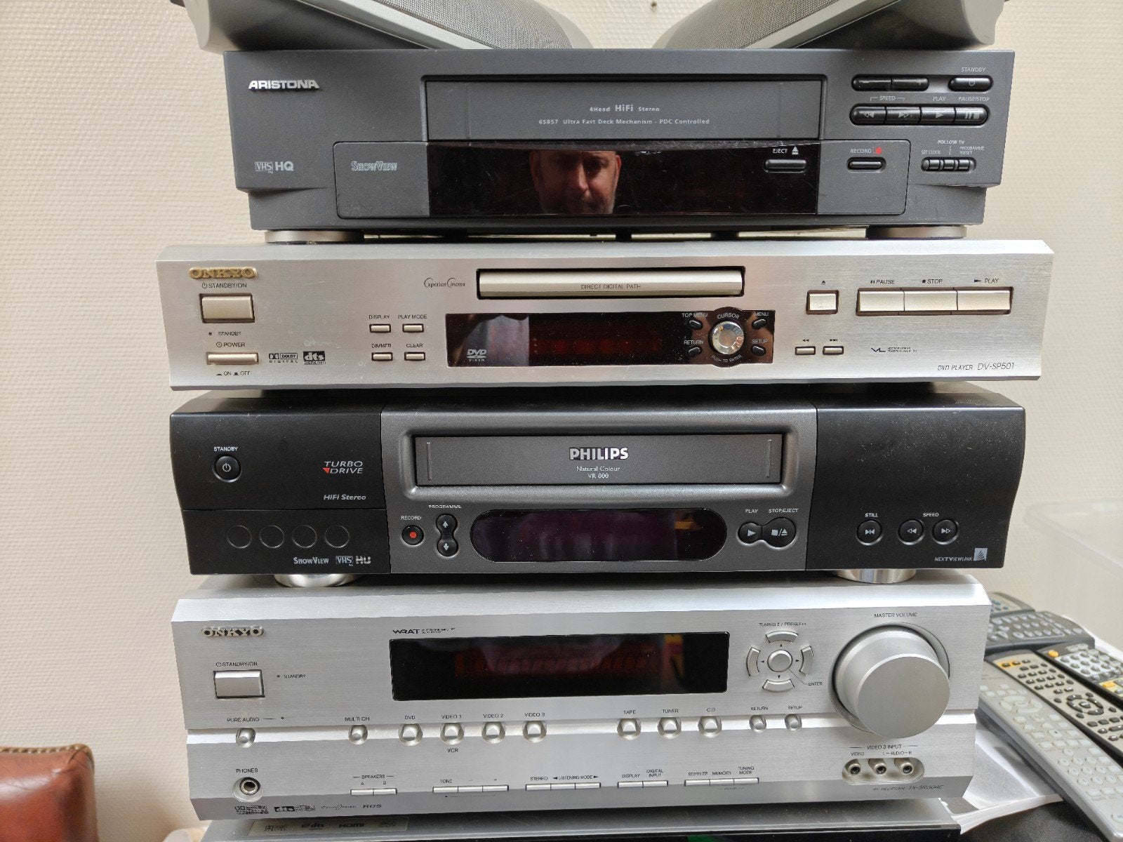 Diverse audio- en videoapparatuur met afstandsbedieningen, Gebruikt, Losse componenten, Speakers, Ophalen