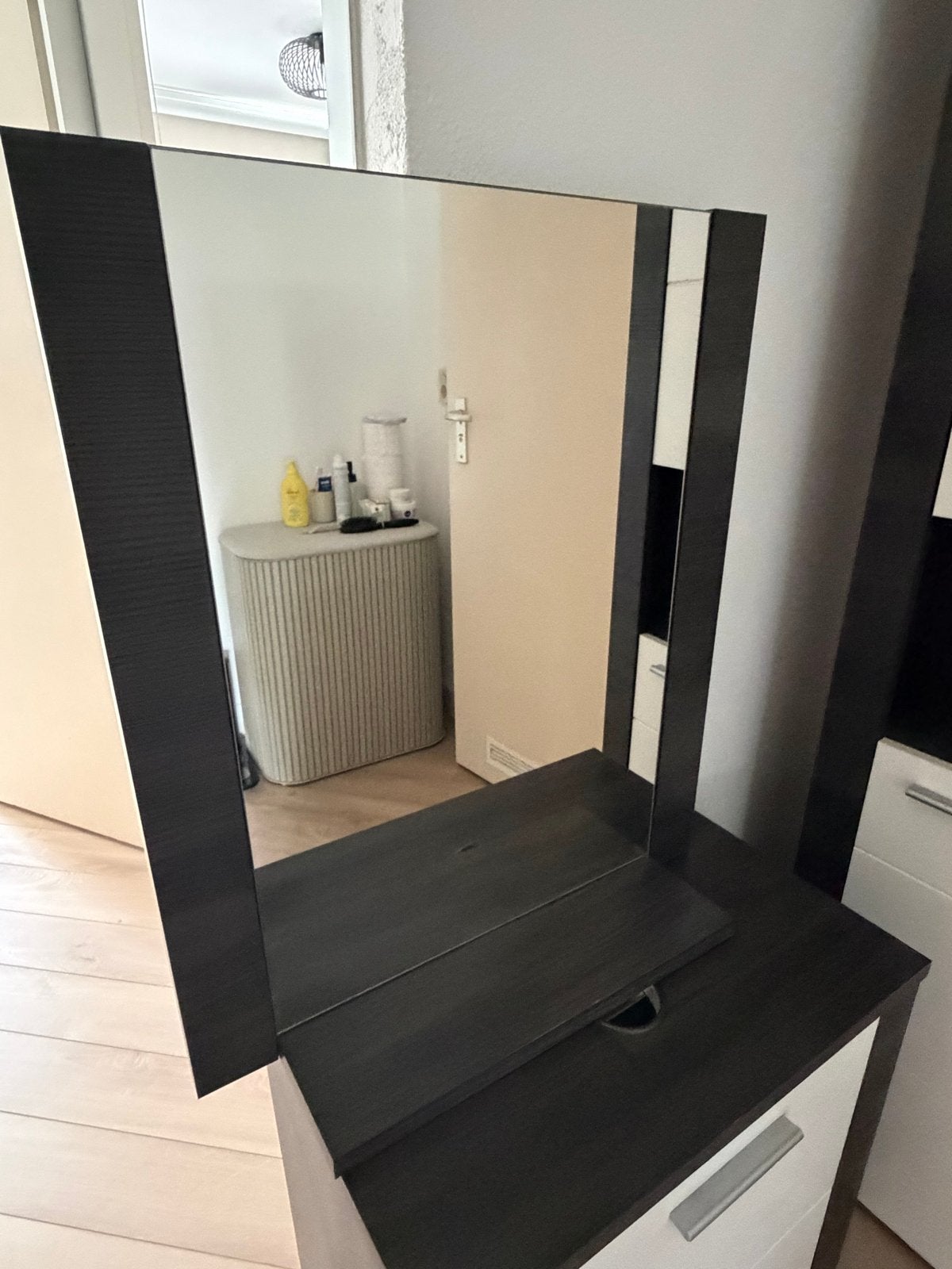 Complete Badkamerset: Spiegel, Hoge Kast & Meubel Kastje, Ophalen, Gebruikt, Overige typen, 50 tot 100 cm