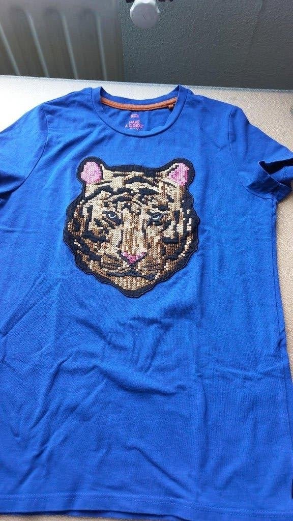 shirtje maat 146, Kinderen en Baby's, Kinderkleding | Maat 146, Meisje, Ophalen of Verzenden, Zo goed als nieuw, Shirt of Longsleeve