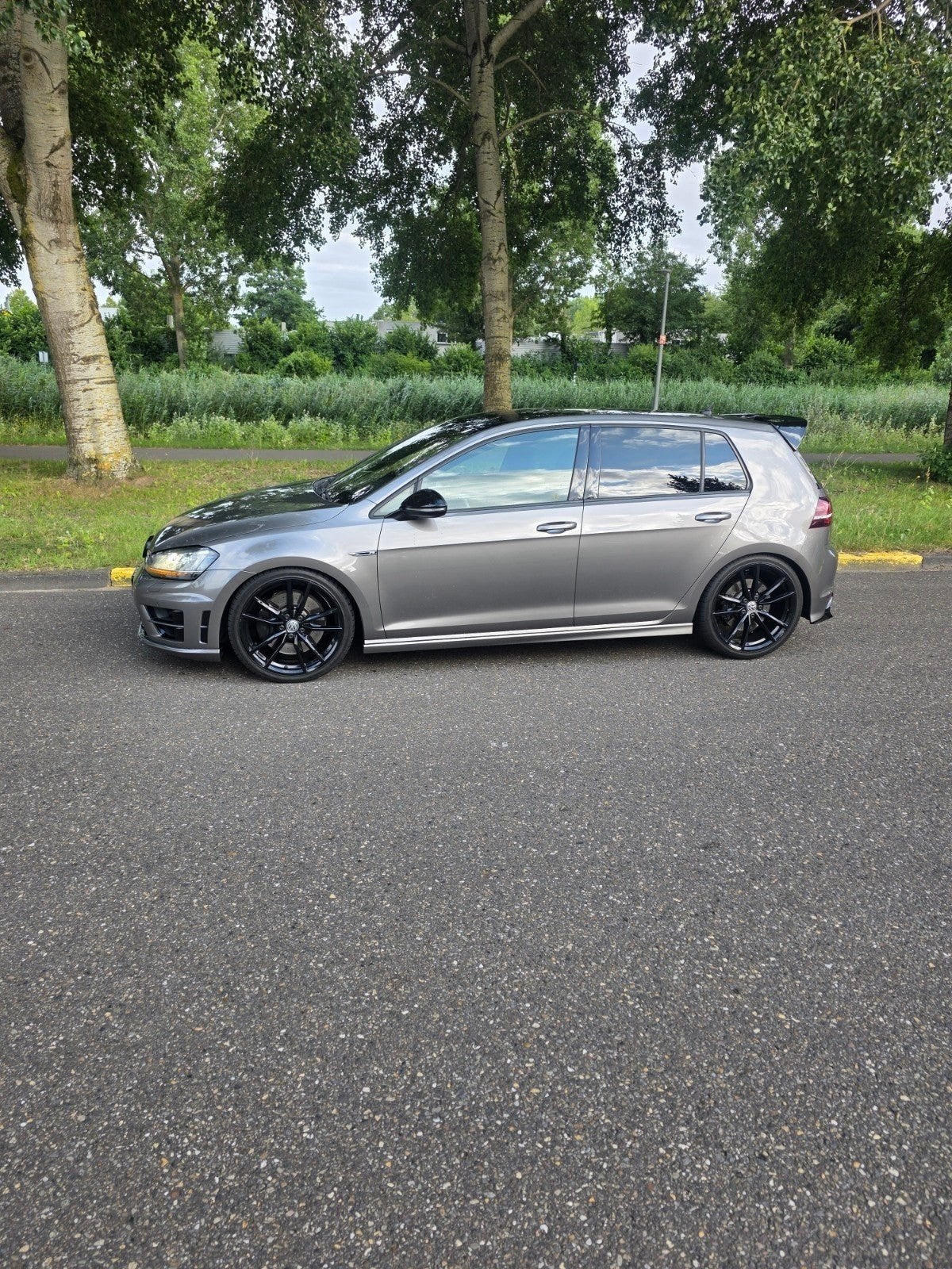Volkswagen Golf 2.0 TSI R 221KW 5D 4MOTION DSG 2015 Grijs, Auto's, Volkswagen, Automaat, 4 cilinders, 1984 cc, 14 km/l