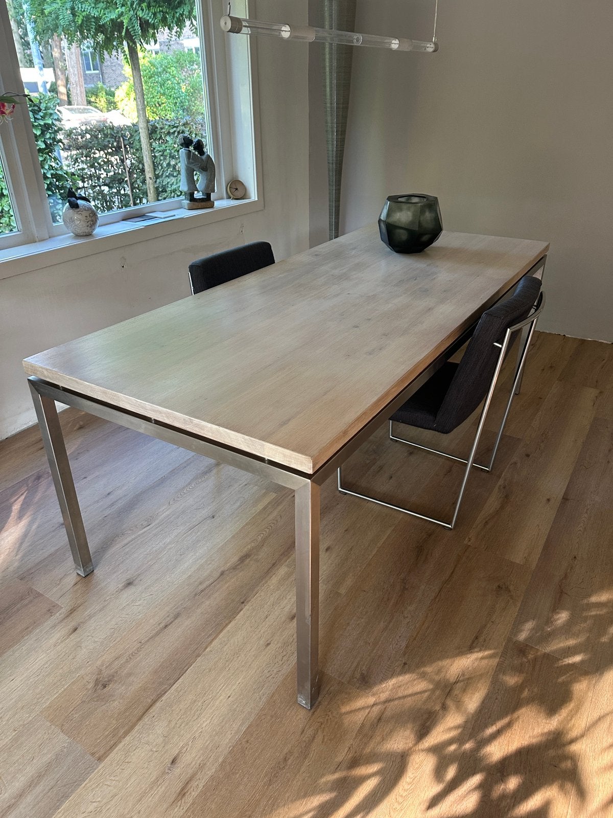 Design tafel Masimo, Huis en Inrichting, Tafels | Eettafels, Zo goed als nieuw, 50 tot 100 cm, 200 cm of meer, Vijf personen of meer