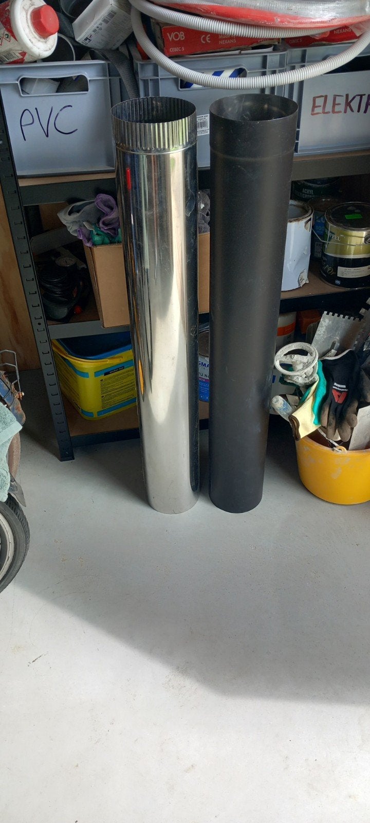 Kachelbuizen 150MM NIEUW!, Ophalen, Nieuw, Rvs, Minder dan 2 meter