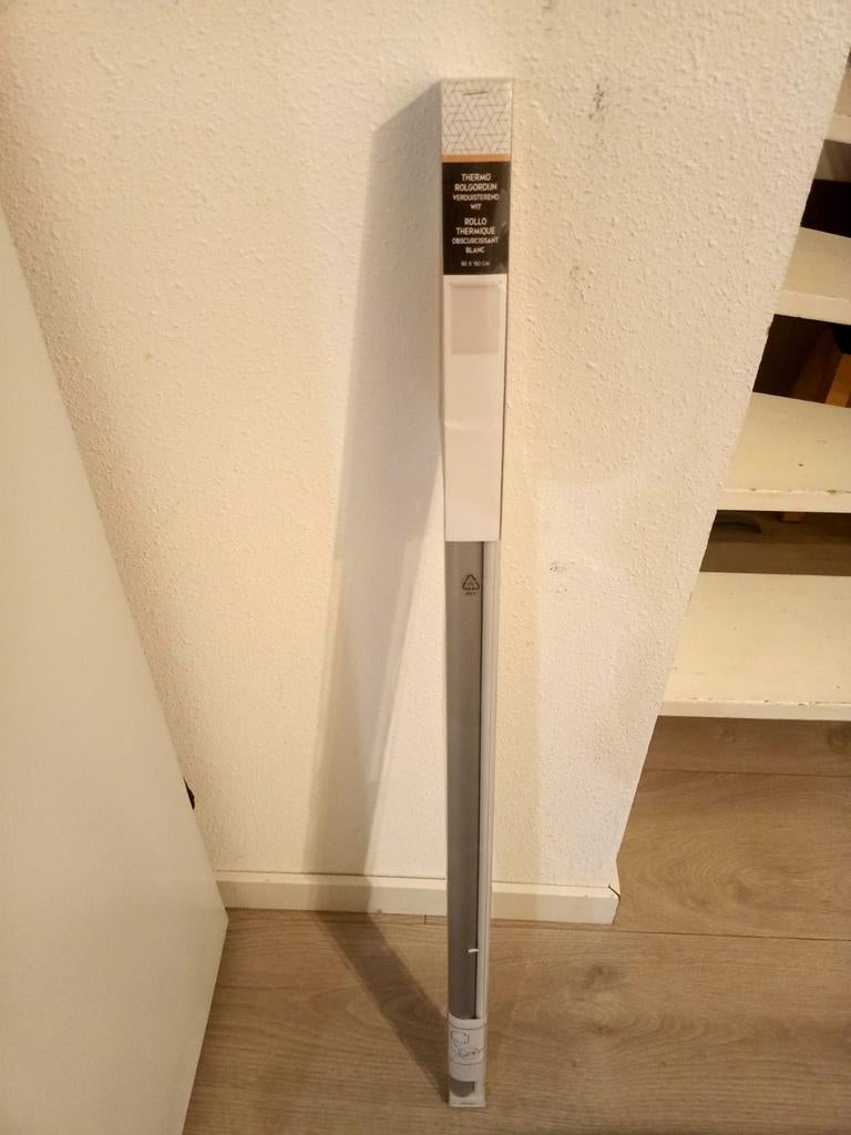 Thermo roolgordijn verduisterend kleur Wit, Ophalen of Verzenden, Grijs