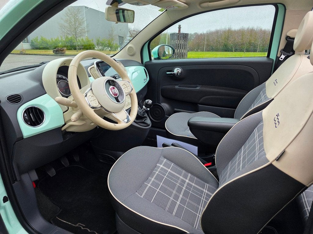 Fiat 500 C 0.9 TwinAir Turbo Lounge AIRCO/cruise cabrio, Auto's, Gebruikt, Cabriolet, Start-stop-systeem, Origineel Nederlands