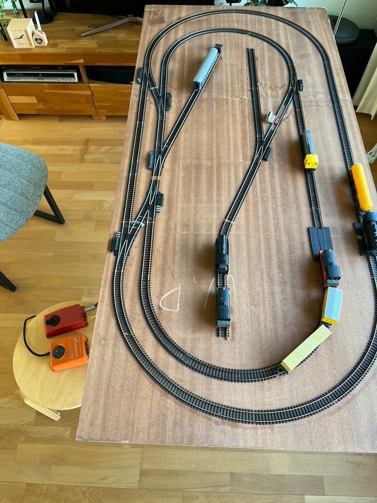 Trein baan compleet, Hobby en Vrije tijd, Ophalen, Treinset, Gelijkstroom, Jouef