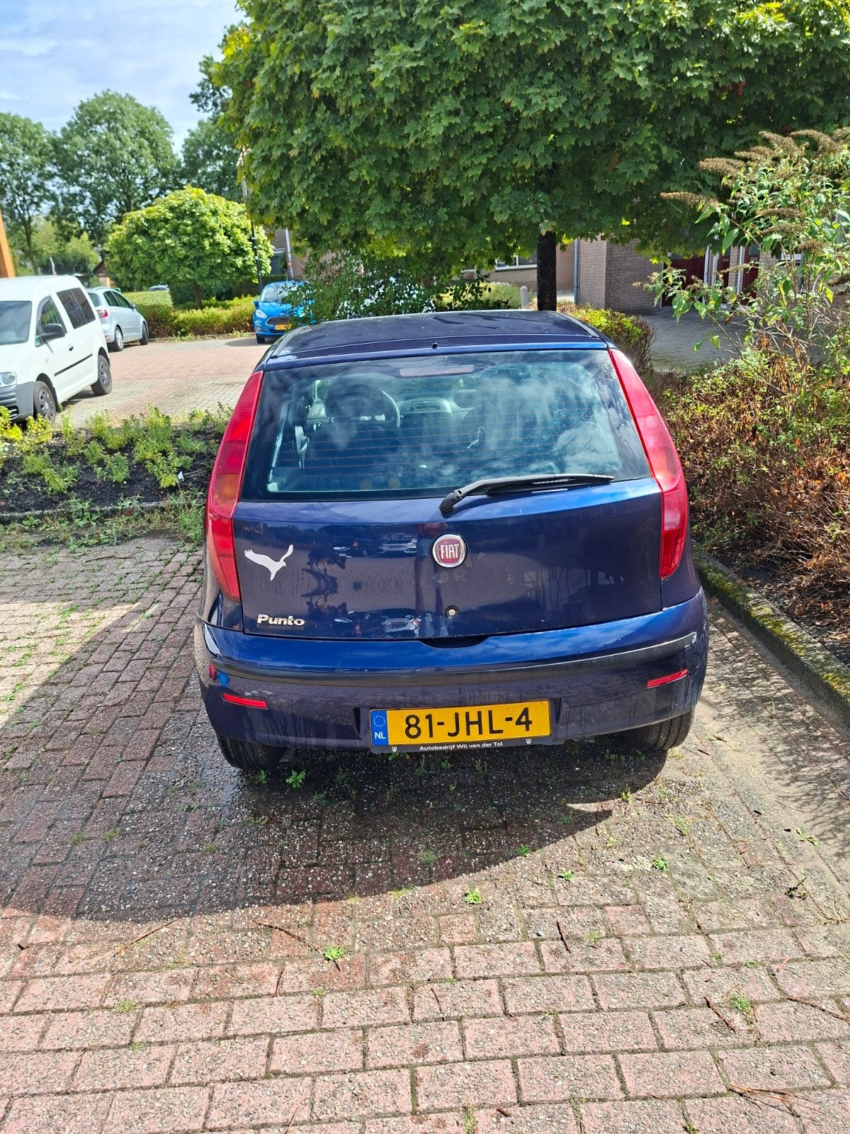 Fiat Punto 1.2 44kw 5DR 2009 Blauw, Auto's, Voorwielaandrijving, 4 cilinders, 850 kg, Origineel Nederlands