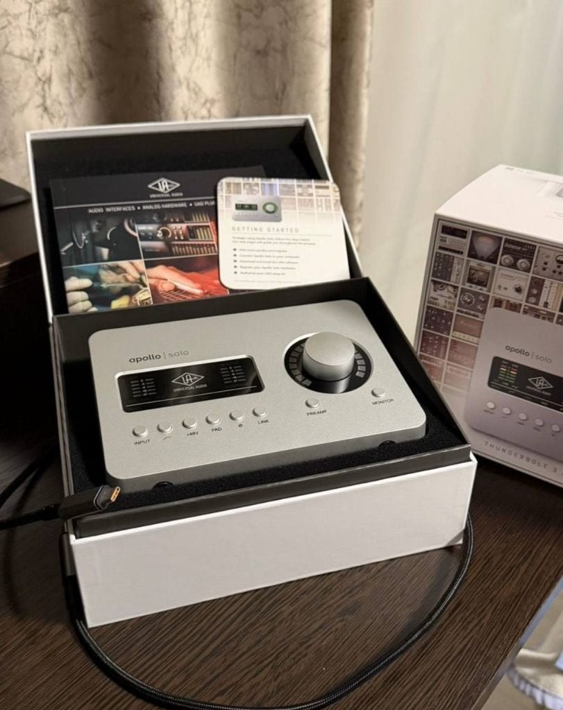 Universal Audio Apollo Solo Heritage Edition Thunderbolt 3, Ophalen of Verzenden, Zo goed als nieuw, Audio
