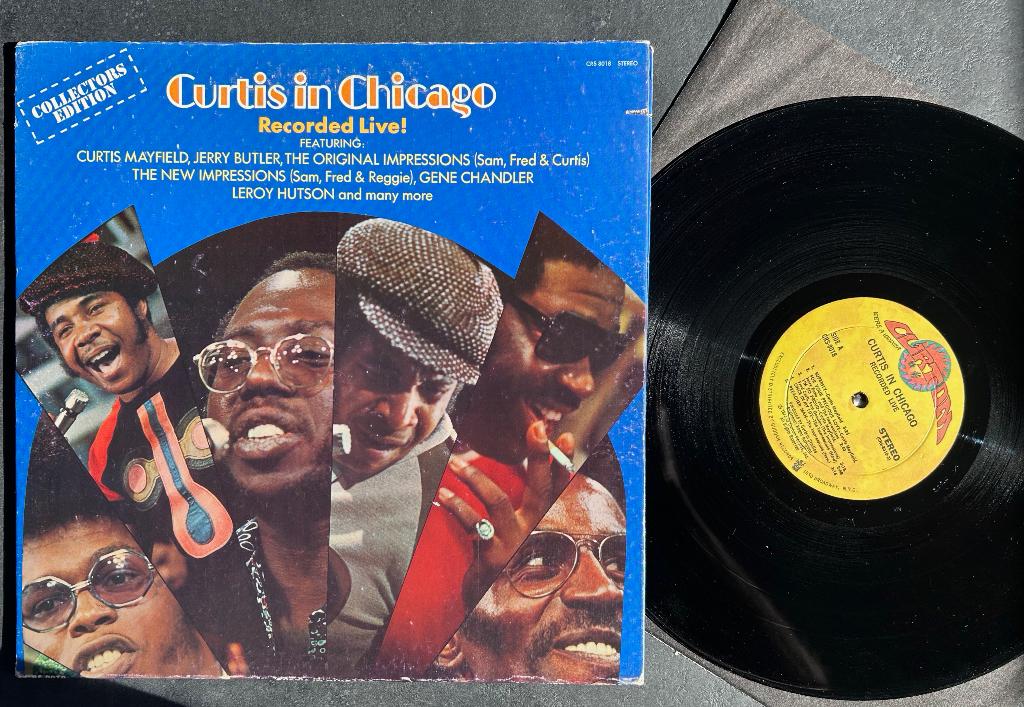 CURTIS MAYFIELD - Curtis in Chicago Live! ( LP ), Ophalen of Verzenden, Gebruikt, 12 inch, Soul of Nu Soul