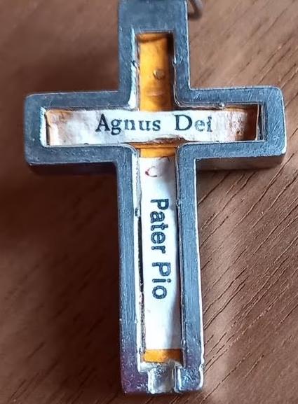 Klein relikwiekruis Pater Pio, Ophalen of Verzenden
