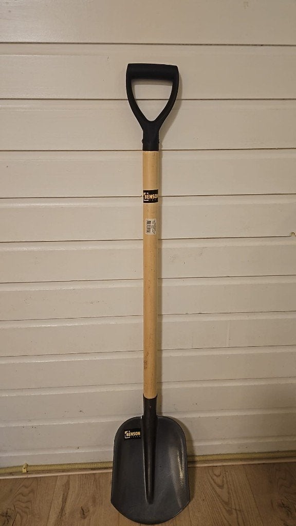 Benson sneeuwschep / sneeuwschuiver met houten steel, Tuin en Terras, Hand-tuingereedschap, Ophalen, Nieuw, Schop, Overige merken