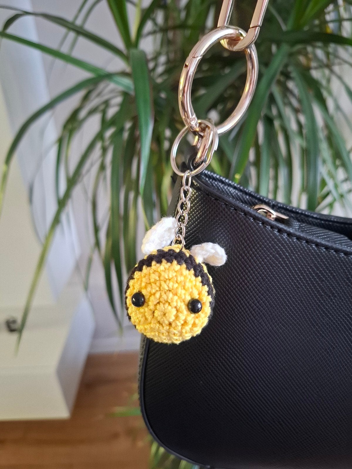 Gehaakte bijen sleutelhanger, Ophalen of Verzenden, Nieuw, Knuffel of Figuurtje