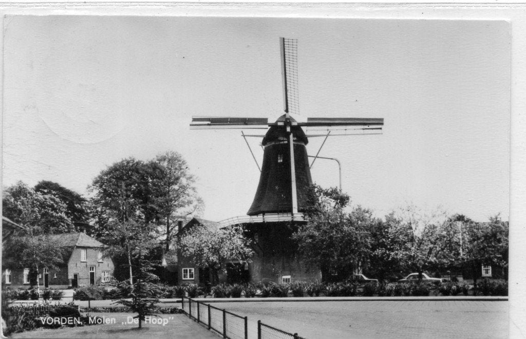 Vorden Molen de Hoop, Ophalen of Verzenden, 1940 tot 1960, Gelopen, Gelderland