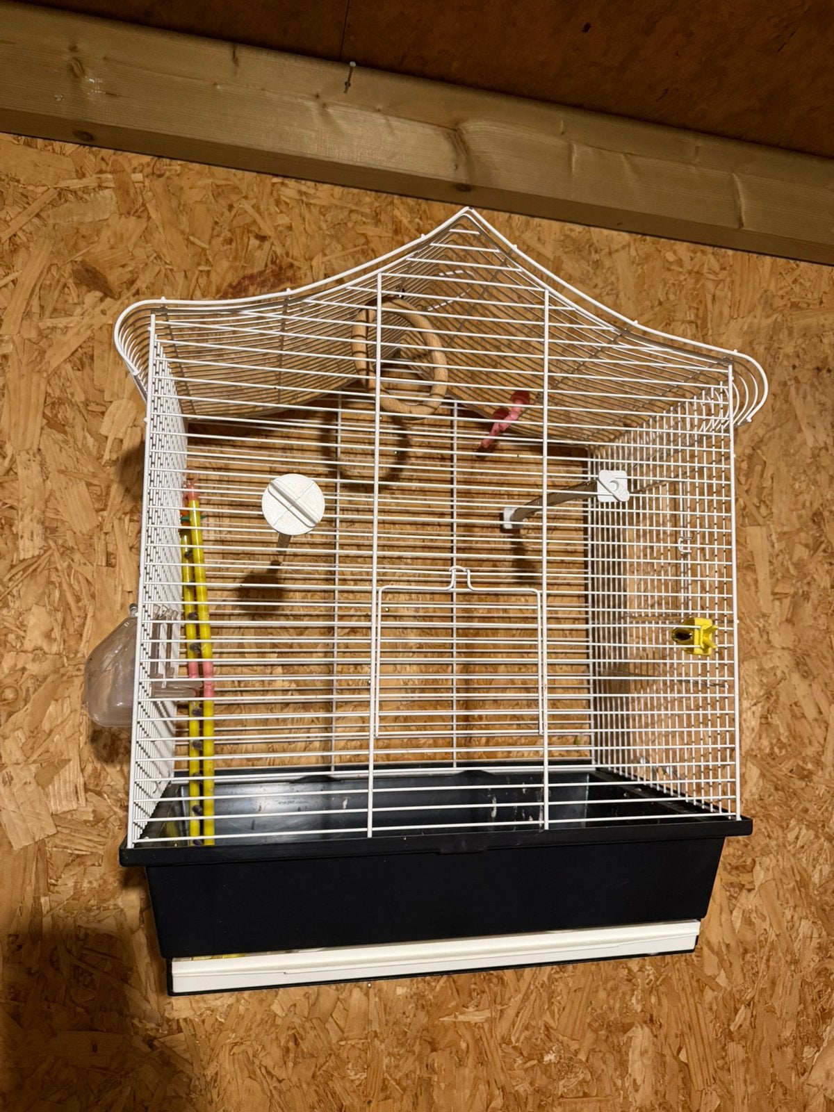 Vogelkooi parkiet, Ophalen, Zo goed als nieuw, Metaal, Vogelkooi