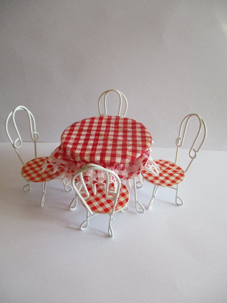 poppenhuis bistro set voor Lundby huis, Ophalen of Verzenden, Zo goed als nieuw, Poppenhuis