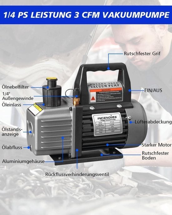 Vacuümpomp – Vacuüm Pomp – Vacuümtrekker – Aftapkraan, Corvance B.V., Verzenden, Nieuw, Corvancebol@gmail.com