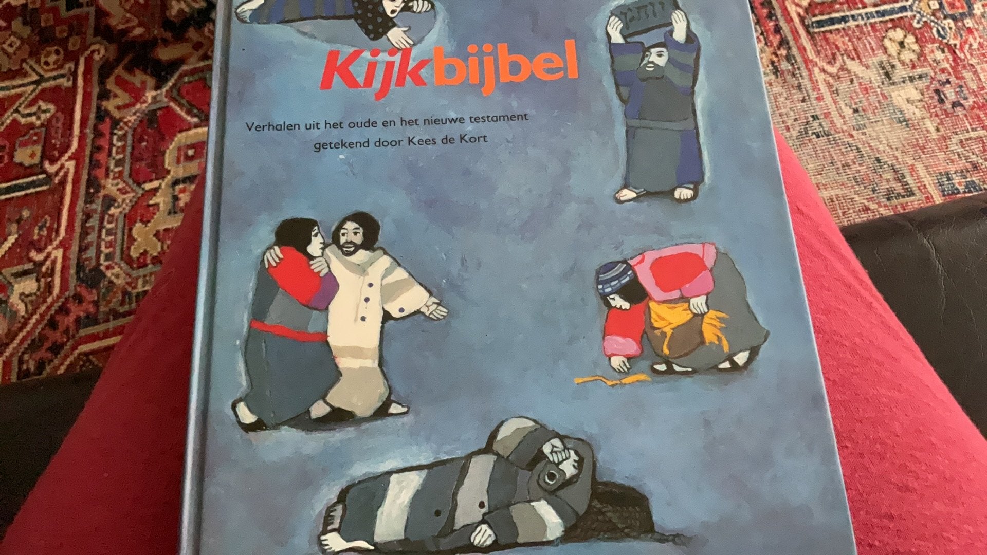 Bijbel Kijkbijbel  getekend door kees de kort, Ophalen of Verzenden, Zo goed als nieuw, Non-fictie