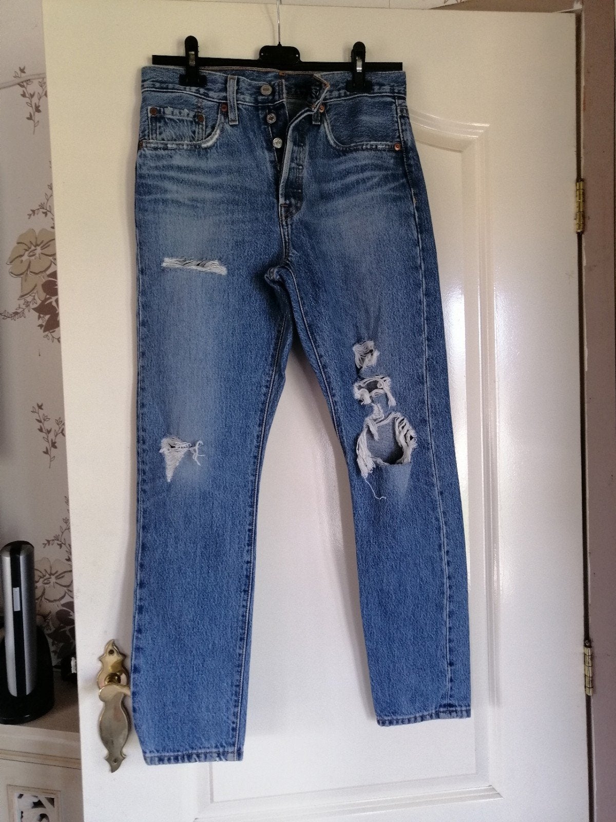 Spijkerbroek merk Levi's, Ophalen of Verzenden, Zo goed als nieuw, Blauw, W27 (confectie 34) of kleiner