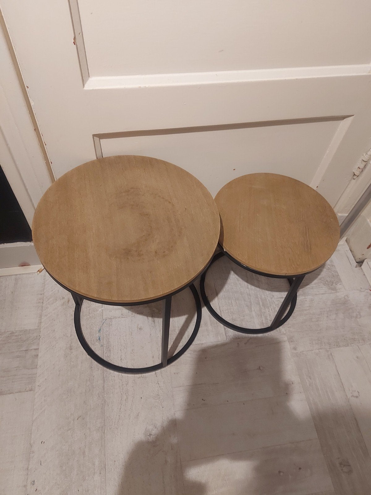 bijzettafeltjes/ plantentafel, Huis en Inrichting, Tafels | Bijzettafels, Ophalen, Rond, Minder dan 55 cm, Minder dan 45 cm