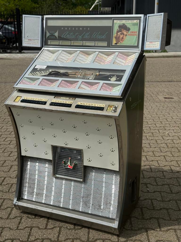 JUKEBOX : Seeburg Model DS-160 met oortjes, Verzamelen, Automaten | Jukeboxen, Ophalen, Gebruikt, 1950 tot 1960, Ojc