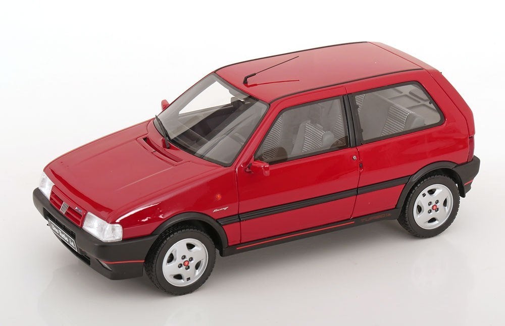 OttoMobile 1:18 Fiat Uno Turbo i.e. 1990 rood nieuw, Ophalen of Verzenden, Nieuw, Auto, OttOMobile