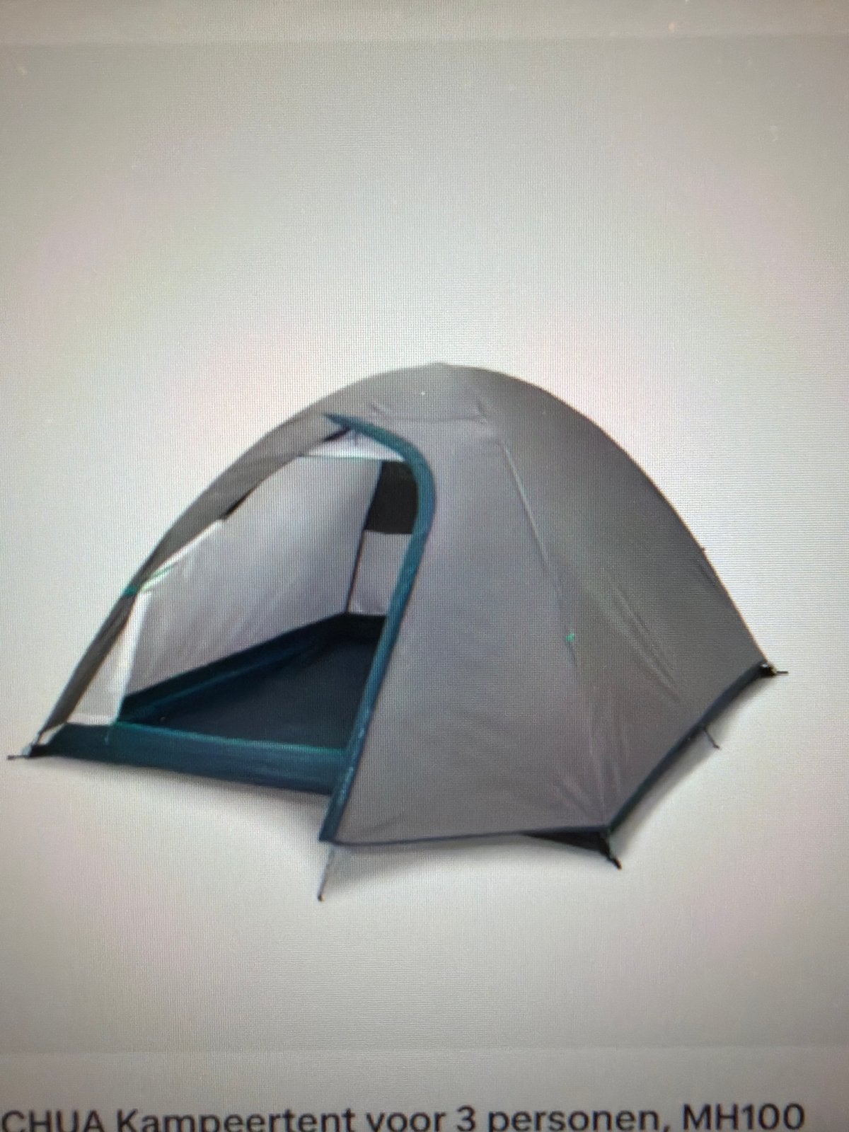 Quechua Kampeertent MH100 3 persoons - Zeer goede staat, Ophalen, Zo goed als nieuw, Tot en met 3