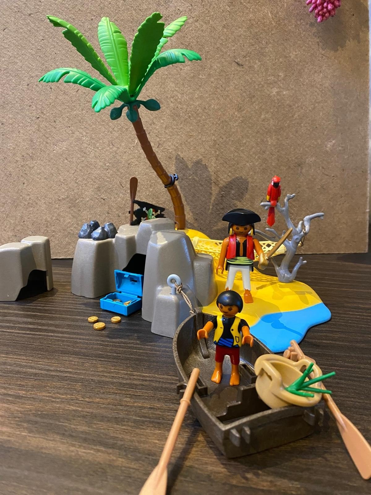 Playmobil Piraten Eiland met Schat en Figuren, Kinderen en Baby's, Ophalen, Pirates, Gebruikt, Gebouw