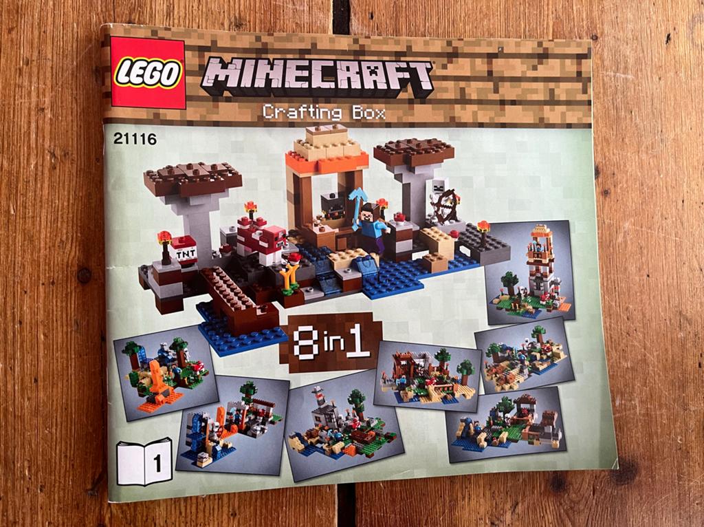 Lego Minecraft Crafting Box 21116, Gebruikt, Minecraft, Lego, Ophalen of Verzenden