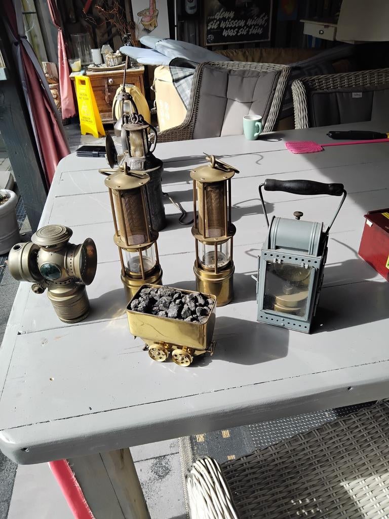 Echte mijnwerkers lampen, Ophalen of Verzenden